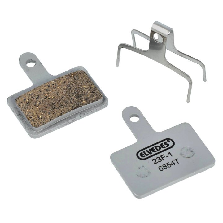 25 paires de plaquettes de frein résine Elvedes pour Shimano BR-M375, M415-M495, M515, M525