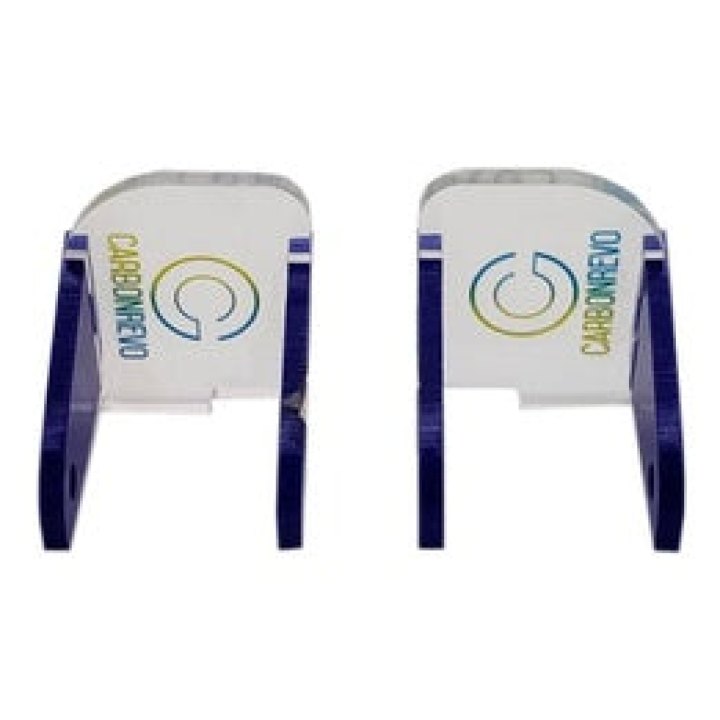 Carbon Revo Cache Pour LED Avant Blue - 1 Paire - Dualtron RAPTOR/1/2/ULTRA