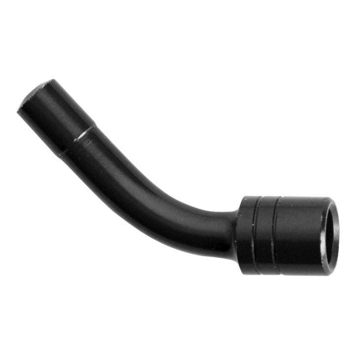 2x coudes 45° noir Elvedes