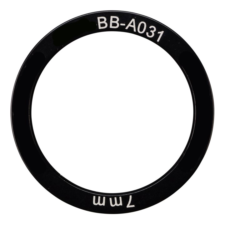 3x Spacer aluminium de boîtier de pédalier 38x30x7mm Elvedes