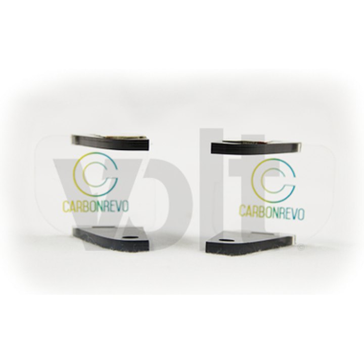 Carbon Revo Cache Pour LED Avant Noir - 1 Paire - Dualtron RAPTOR/1/2/ULTRA