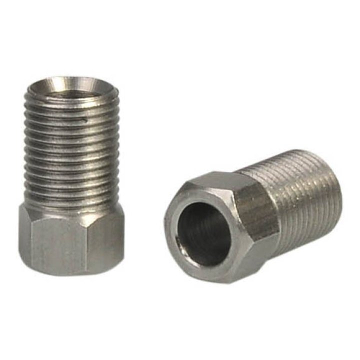 30x Hydro écrou de compression M8x0,75 Stainless Steel pour durite Elvedes