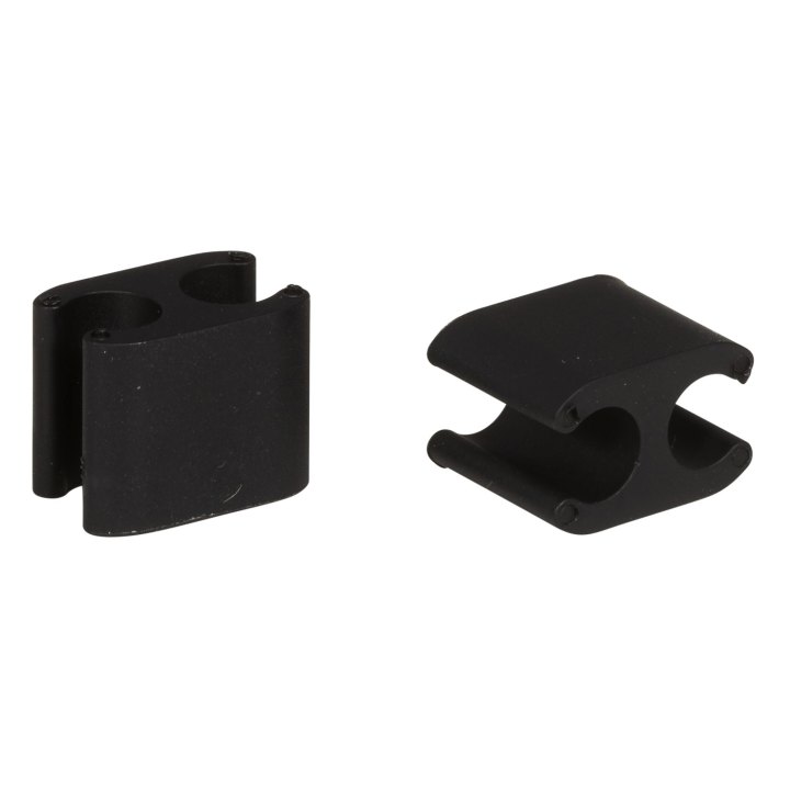 50x Clips câble duo black 5,0mm / 2,5mm Elvedes