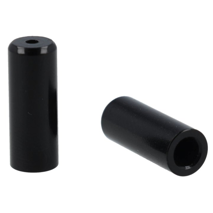 50x embout gaine Elvedes Ø 3,15 à Ø 5,7mm, aluminium CNC black