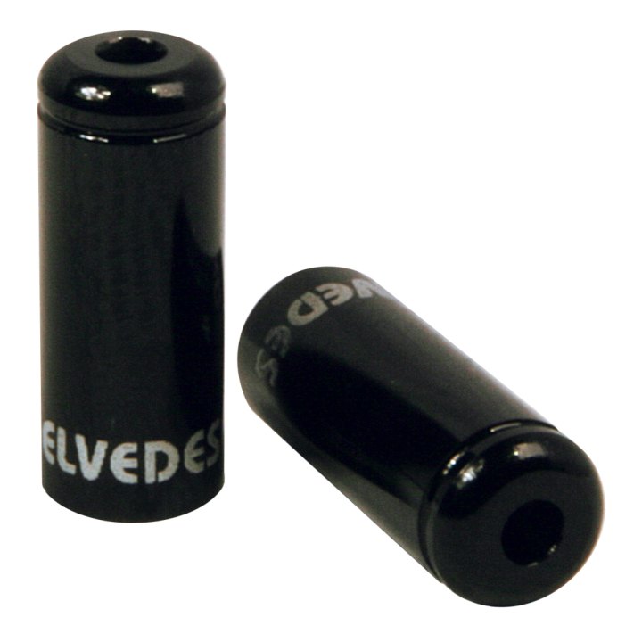 50x embout gaine etanches Elvedes Ø5,0mm aluminium Black