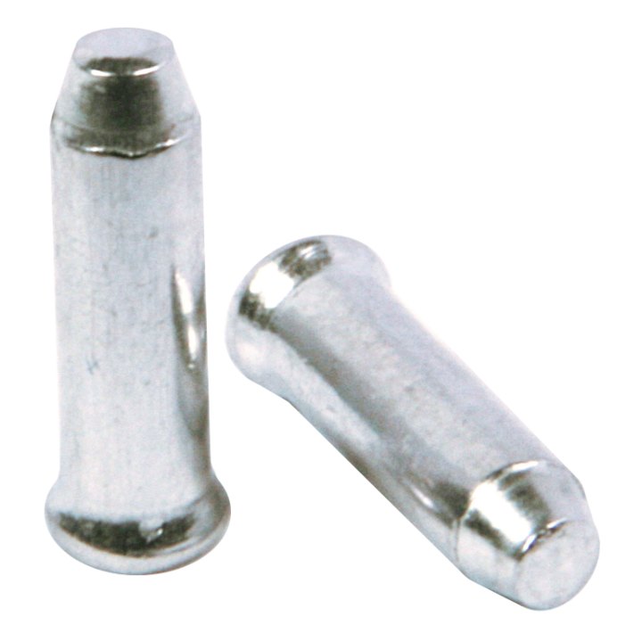 500x embout de câble Elvedes Ø2,3 aluminium (grain de riz)