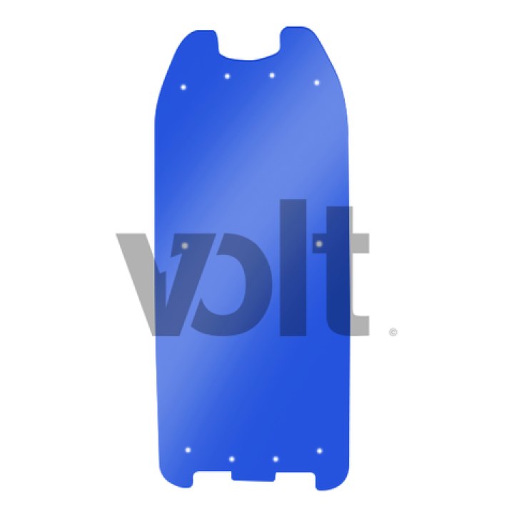 Carbon Revo Doublure DE Deck 3MM Bleu Translucide - Dualtron 2