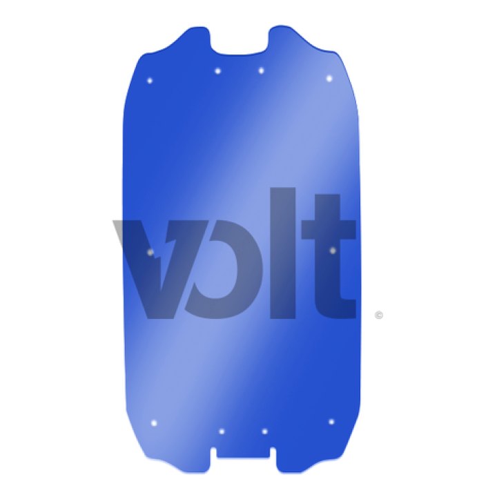 Carbon Revo Doublure DE Deck 3MM Bleu Translucide - Dualtron Ultra