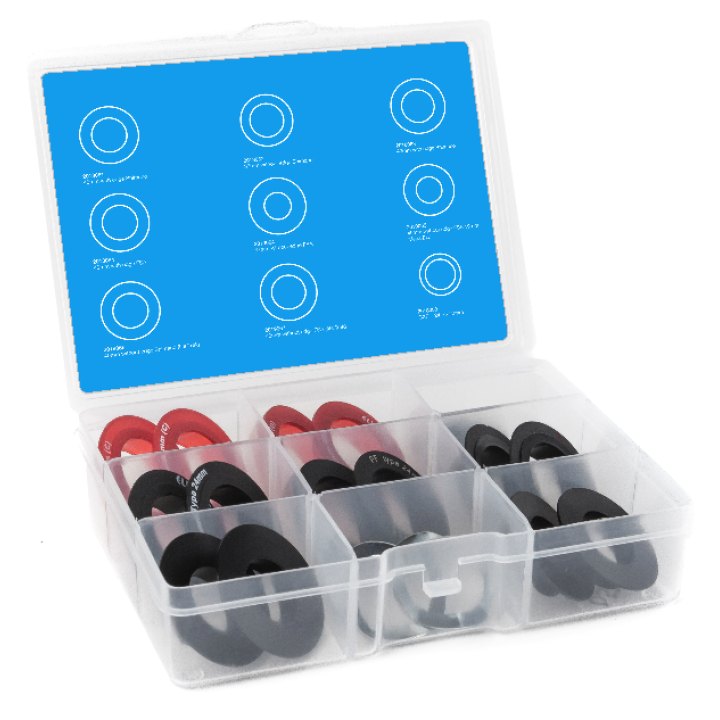 Boite d'assortiment de Elvedes Washer pour boîtier de pédalier + 1 convert shim-GXP