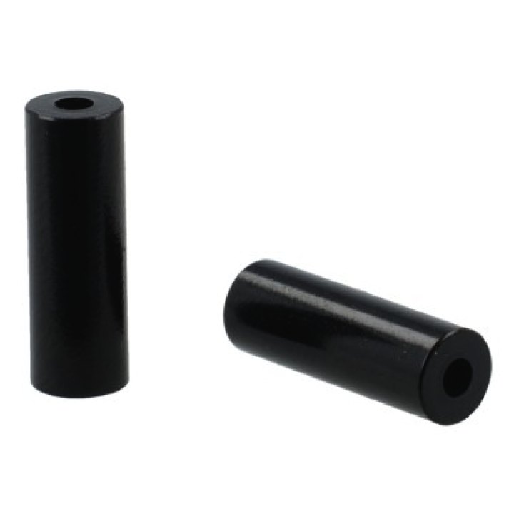 50x embout gaine Elvedes Ø 3,65 à Ø 4,05mm, aluminium black