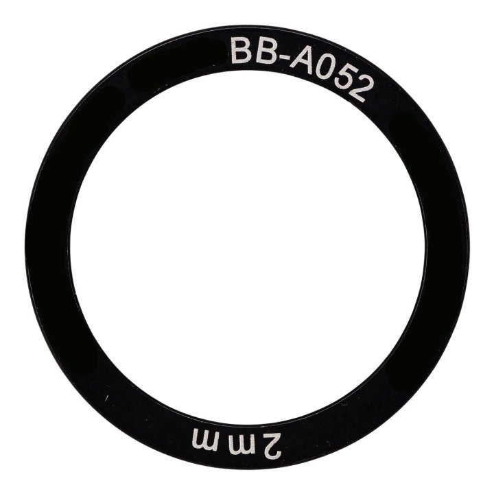 6x Spacer aluminium de boîtier de pédalier 38x30x2mm Elvedes