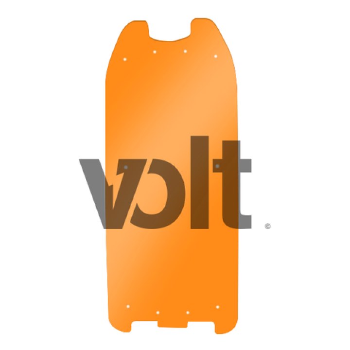 Carbon Revo Doublure DE Deck 3MM Orange Translucide - Dualtron 2