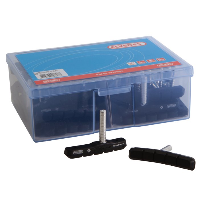 Boite de 25 paires de patins Elvedes Cantilever 72mm