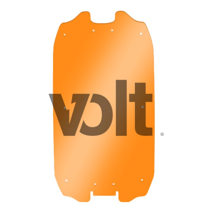 Carbon Revo Doublure DE Deck 3MM Orange Translucide - Dualtron Ultra