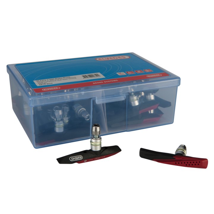 Boite de 25 paires patins de frein Elvedes V-Type 72mm pour conditions humides
