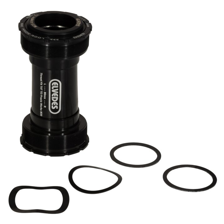 Boîtier de pédalier thread fit Elvedes T47 86mm pour Praxis