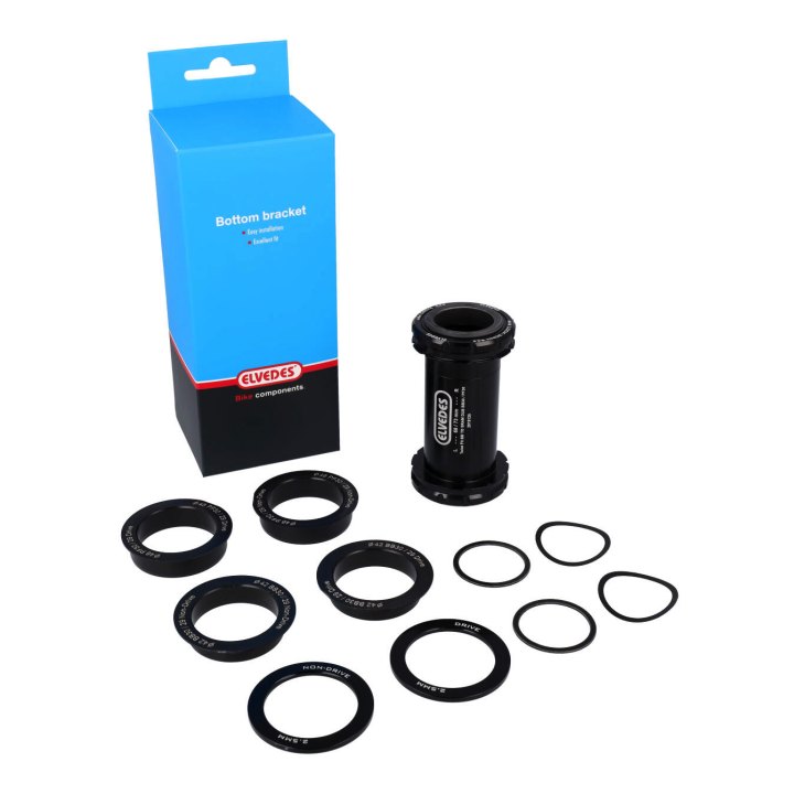 Boîtier de pédalier Elvedes compatible SRAM DUB BB30 + PF30