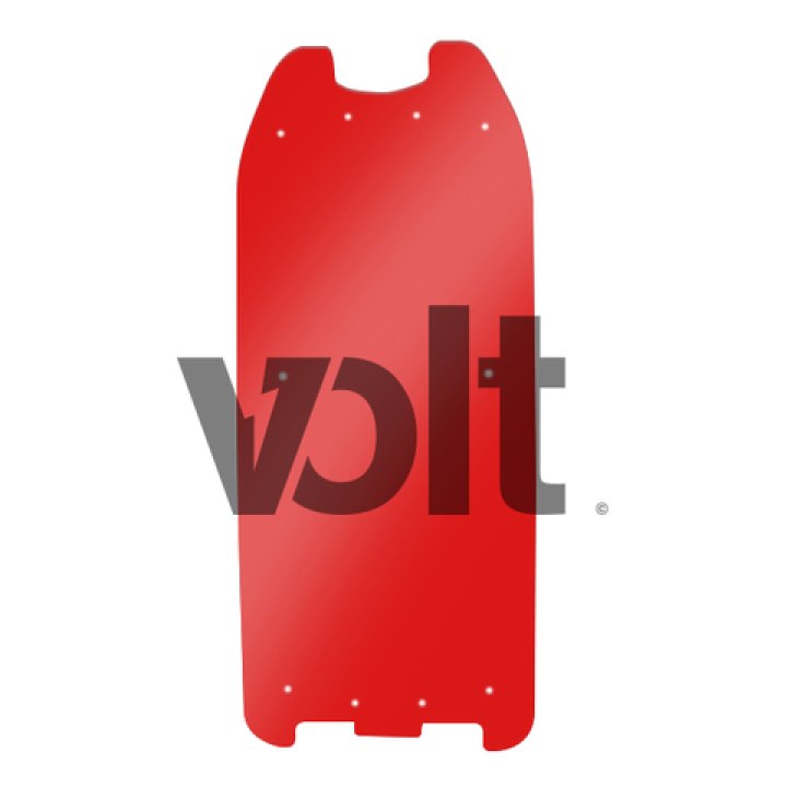 Carbon Revo Doublure DE Deck 3MM Rouge Translucide - Dualtron 2