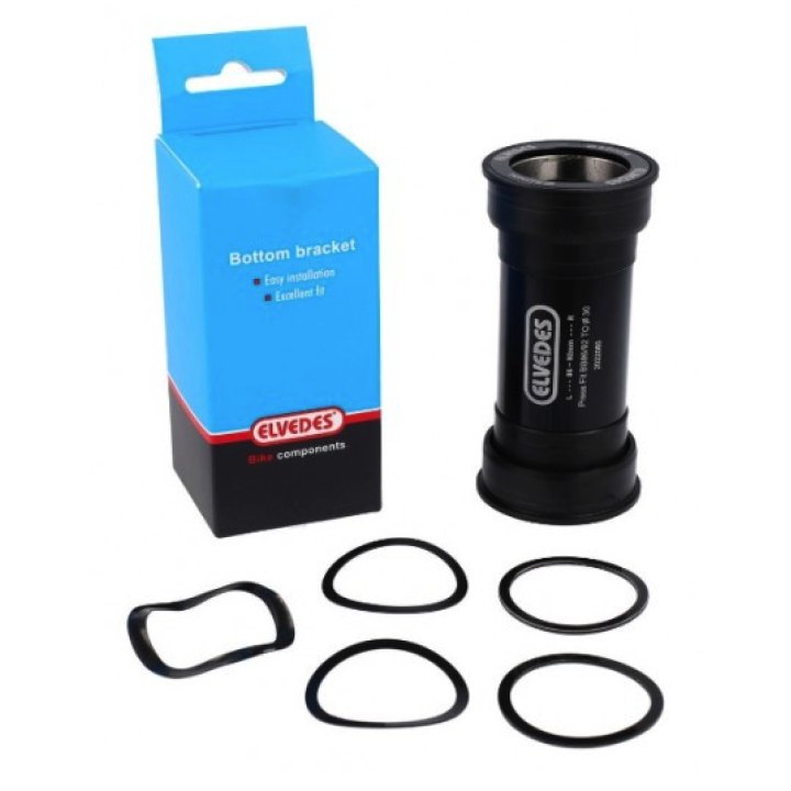 Boîtier de pédalier Elvedes Press-Fit BB86/92 pour axe 30mm