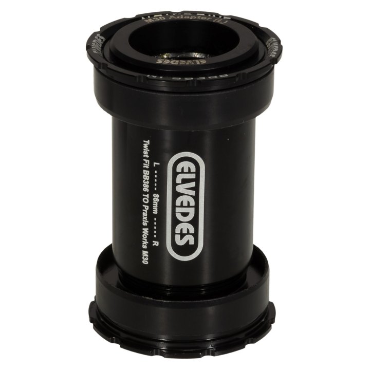 Boîtier de pédalier twist fit Elvedes BB386 pour Praxis Road/MTB