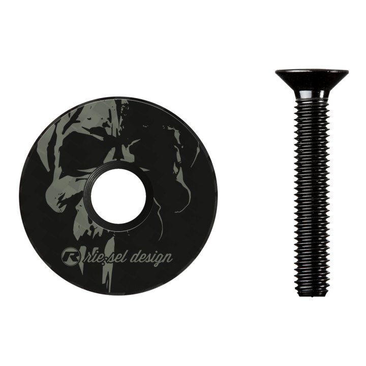Bouchon de direction Riesel Design STEM:CAP skull