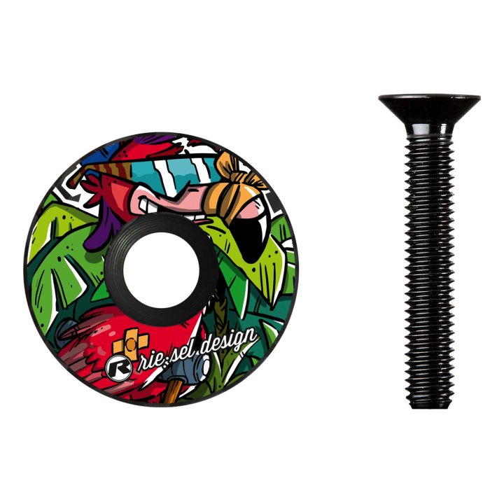Bouchon de direction Riesel Design STEM:CAP flowmingo