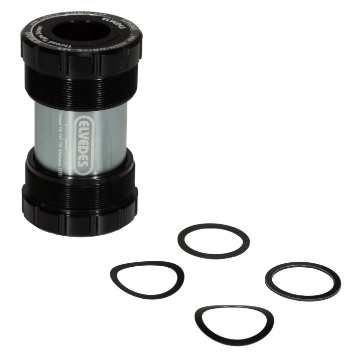 Boîtier de pédalier thread fit Elvedes T47 68mm pour 24mm Shimano