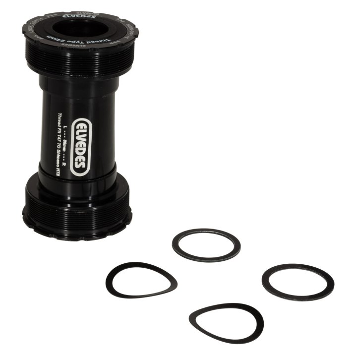 Boîtier de pédalier thread fit Elvedes T47 86mm pour 24mm Shimano