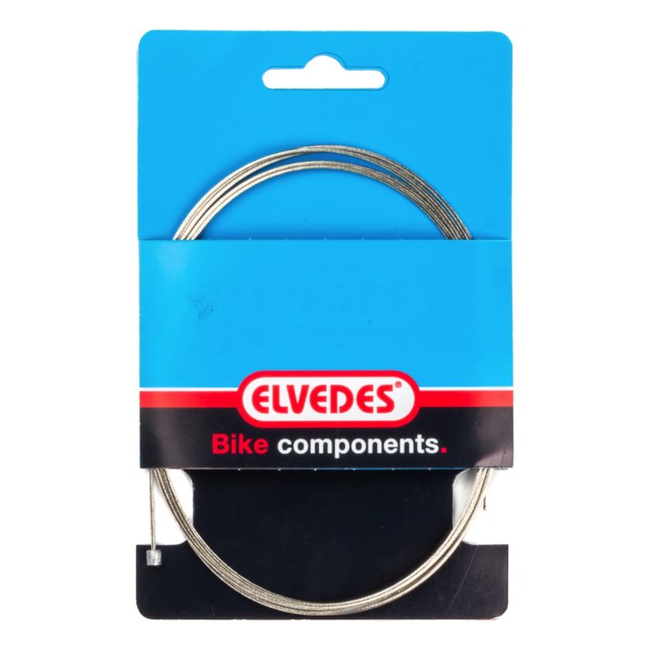Câble de transmission 5000mm 1x19 fils inox Elvedes Ø1,1mm avec tête N Ø4x4