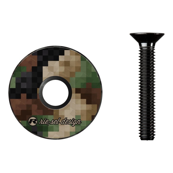 Bouchon de direction Riesel Design STEM:CAP pixel camo