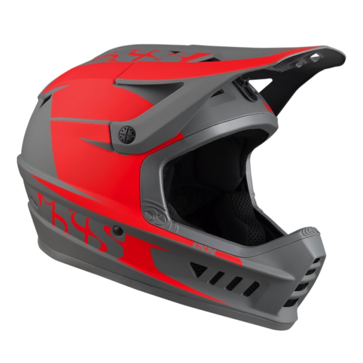 Casque iXS Xact EVO rouge-graphite