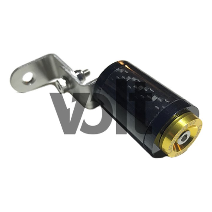 Carbon Revo Support DE Feux Arrière Jaune - 1 Paire - Universel