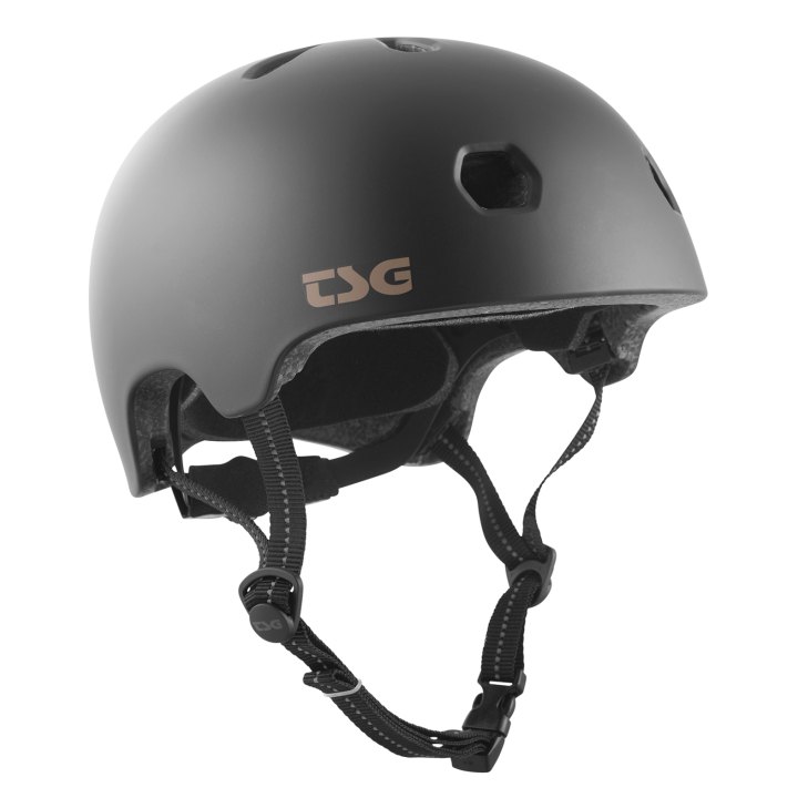 Casque TSG Meta L/XL satin noir – emballage abîmé