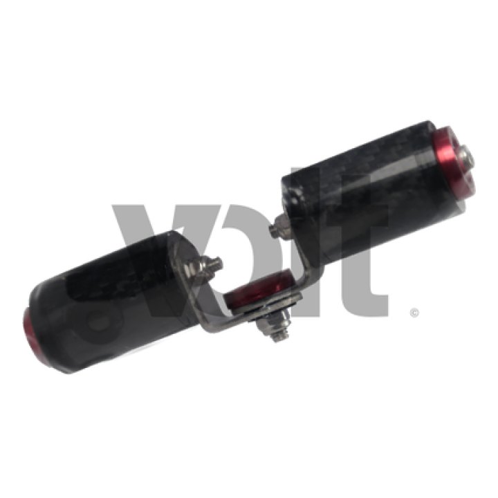 Carbon Revo Support DE Phare Guidon (paire) - Ninebot