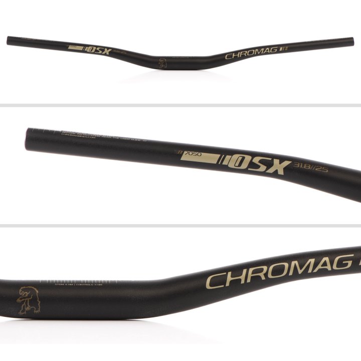 Cintre Chromag OSX Ø31.8mm, 25mm rise 800mm, noir
