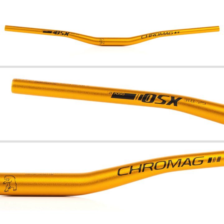 Cintre Chromag OSX Ø31.8mm, 25mm rise 800mm, gold