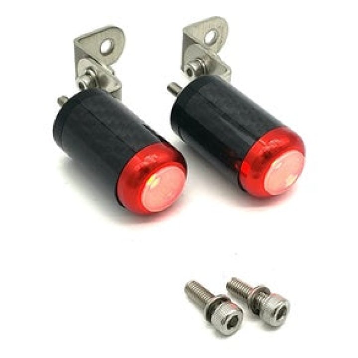 Carbon Revo Supports Feux Arrière À LED - 1 Paire - Universel