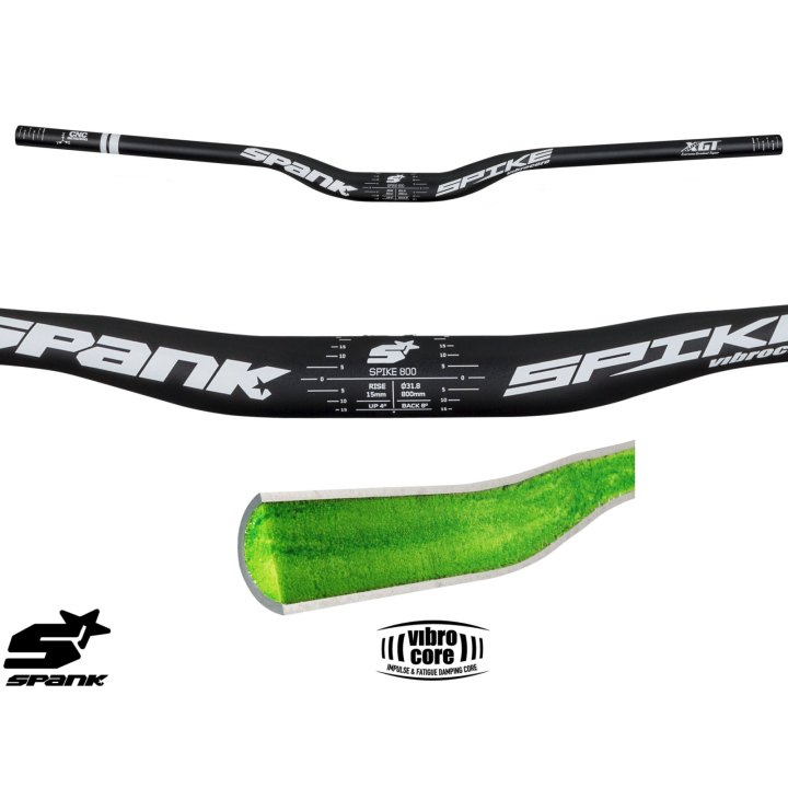 Cintre Spank Spike 800 Vibrocore, rise 30mm
