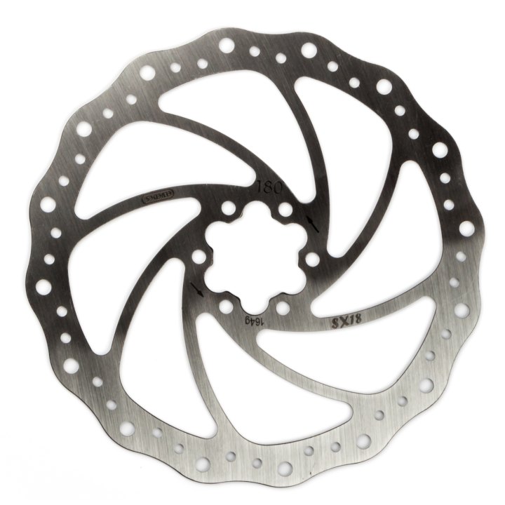 Disque de frein Elvedes SX18 Ø180mm avec 6 vis de fixation