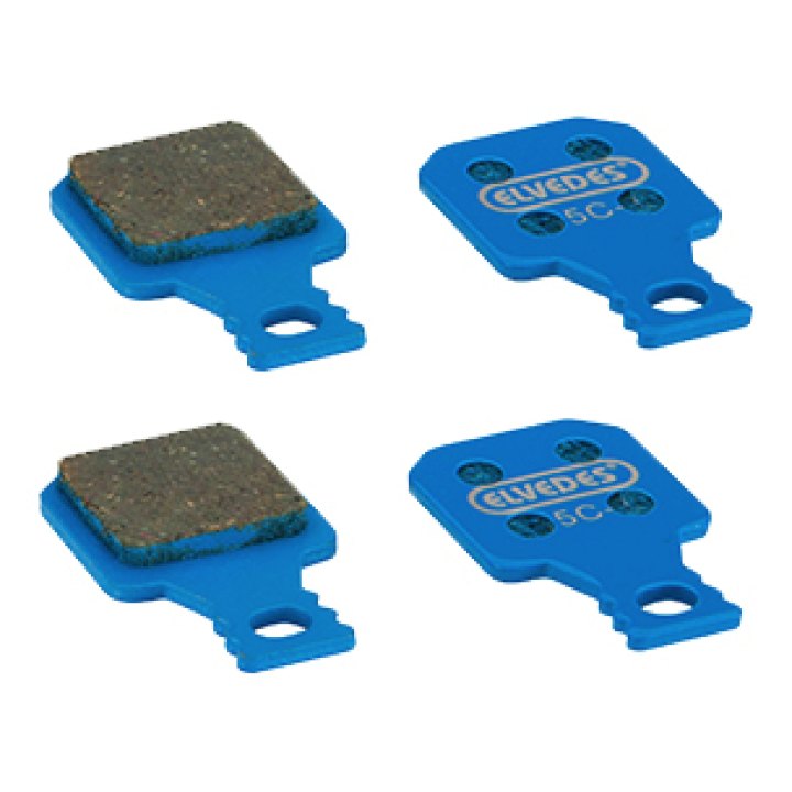 Deux paires de plaquettes de frein organic Elvedes pour Magura MT 5/7
