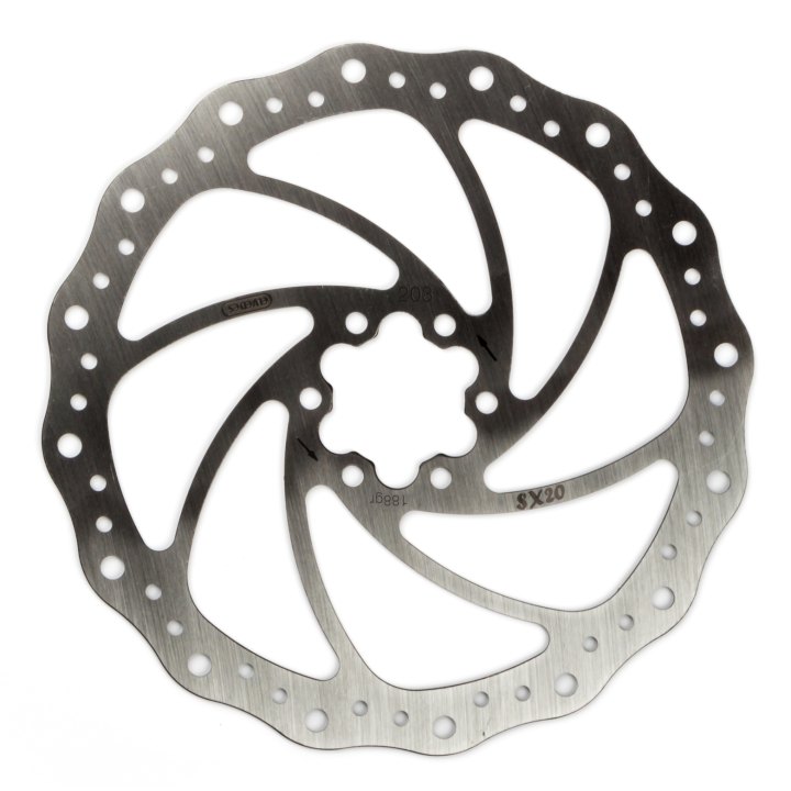 Disque de frein Elvedes SX20 Ø203mm avec 6 vis de fixation