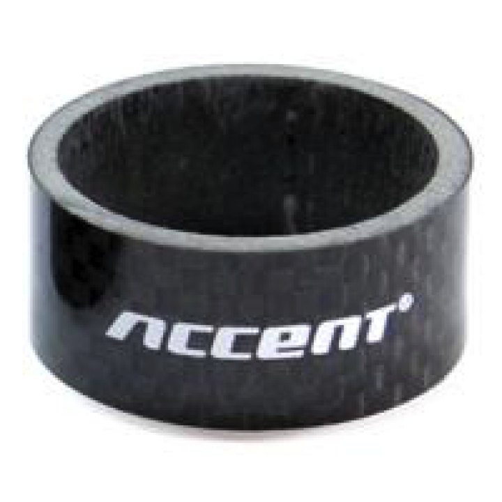 Entretoise Accent Carbon 1"⅛ 15mm noir