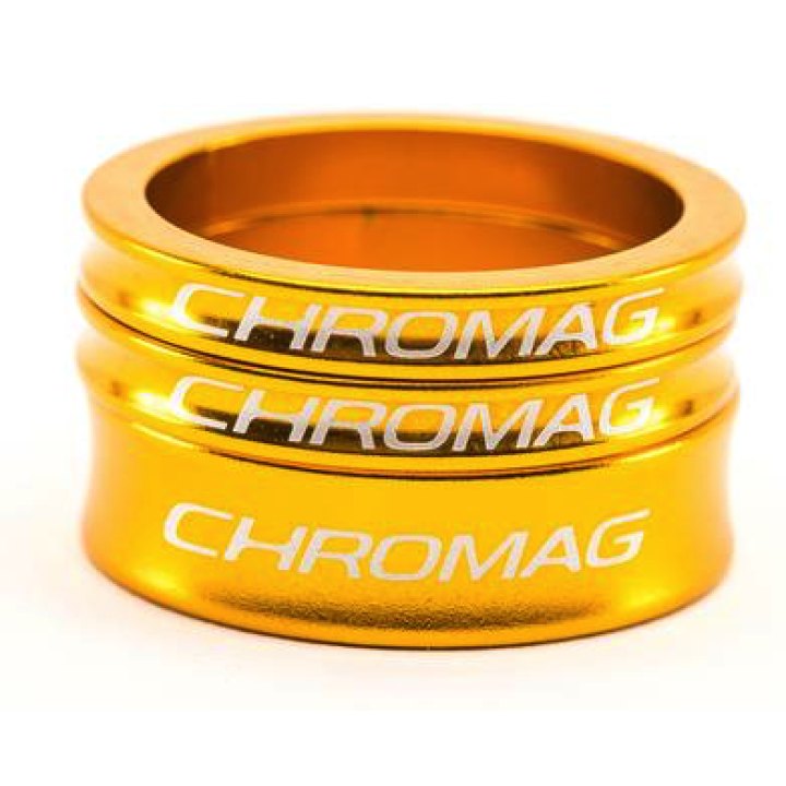 Entretoise or kit x3 Chromag