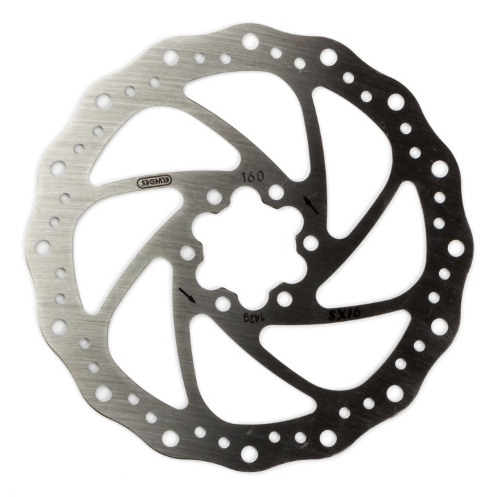Disque de frein Elvedes SX16 Ø160mm avec 6 vis de fixation