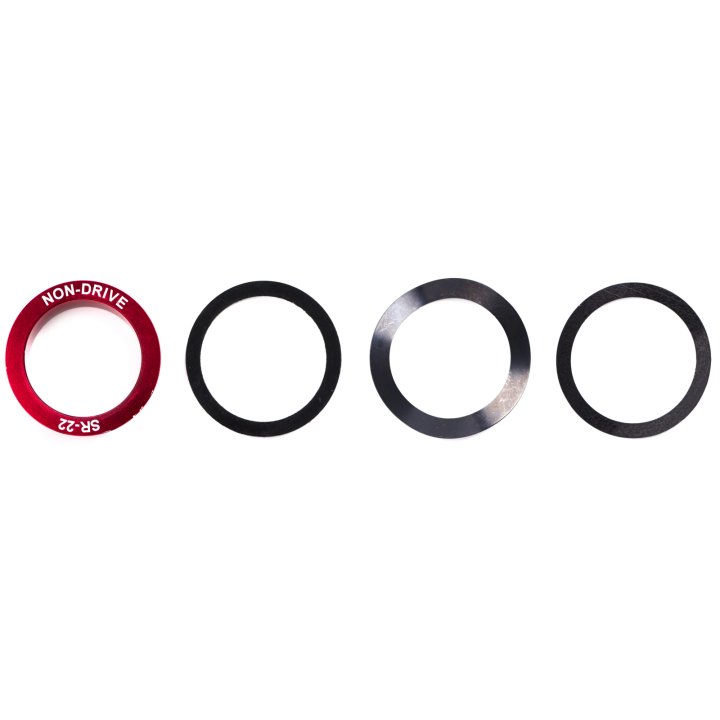 Entretoises Elvedes pour BB pour Shimano 24mm->GXP 22mm