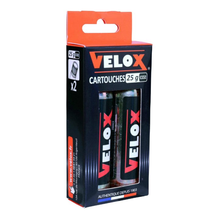 Cartouche CO2 Filete Velox 25G (Au Blister De 2)