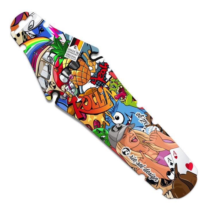 Garde-boue arrière Riesel Design RIT:ZE stickerbomb eyecatcher