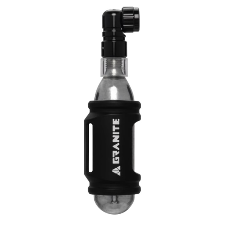 Granite Punk kit embout de gonflage et poche silicone pour cartouche CO2 16g