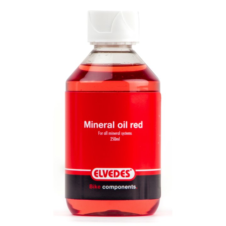 Huile minérale rouge Elvedes pour Mineral Systems 250ml