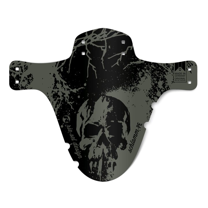 Garde-boue avant Riesel Design SCHLAMM:PE skull